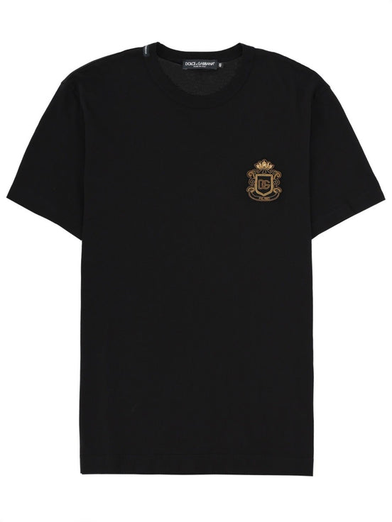 T-SHIRT WITH HERALDIC LOGO