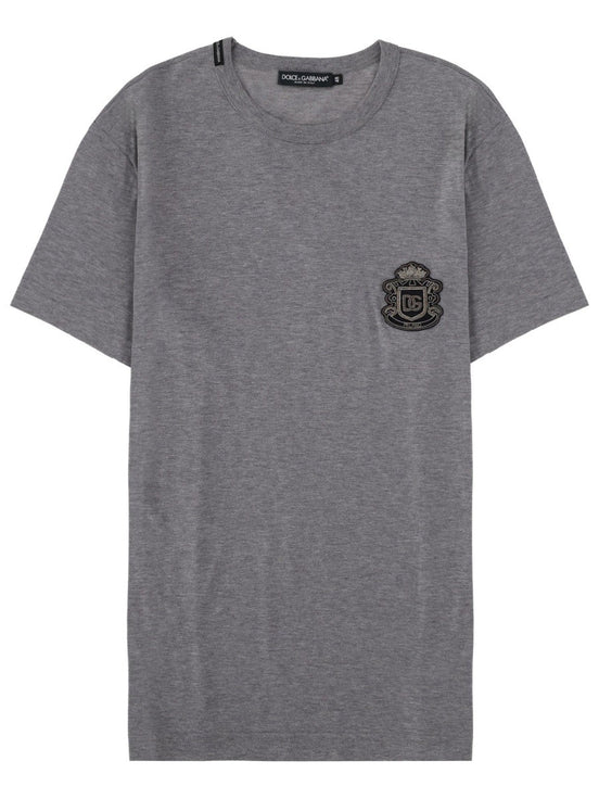 T-SHIRT WITH HERALDIC LOGO