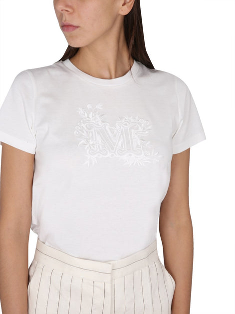 T-SHIRT WITH LOGO EMBROIDERY