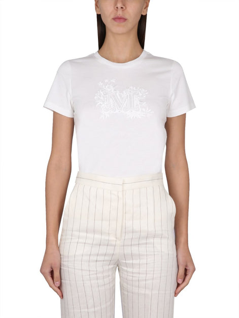 T-SHIRT WITH LOGO EMBROIDERY