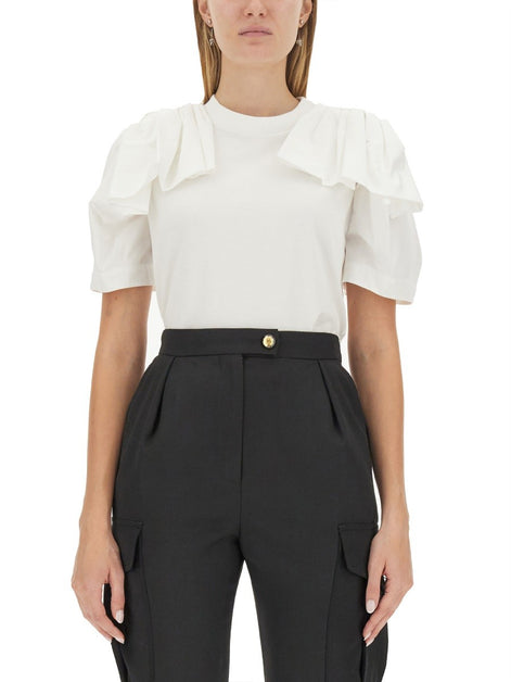T-SHIRT WITH RUFFLES