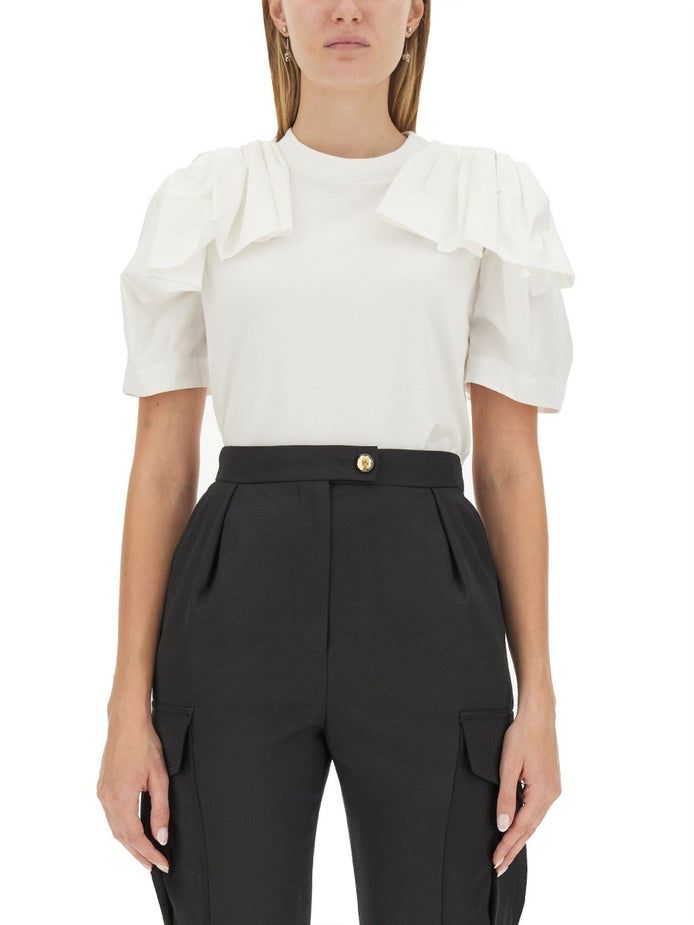 T-SHIRT WITH RUFFLES