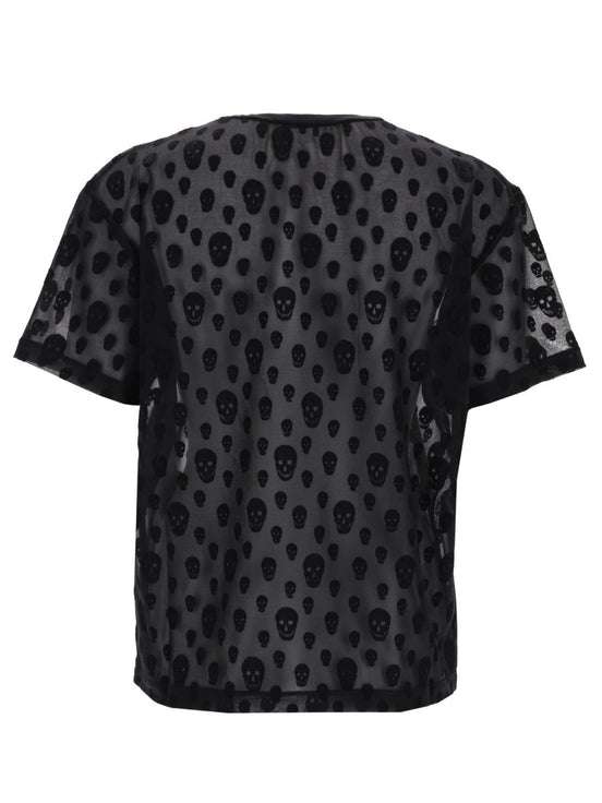 T-SHIRT WITH "SKULL" PATTERN