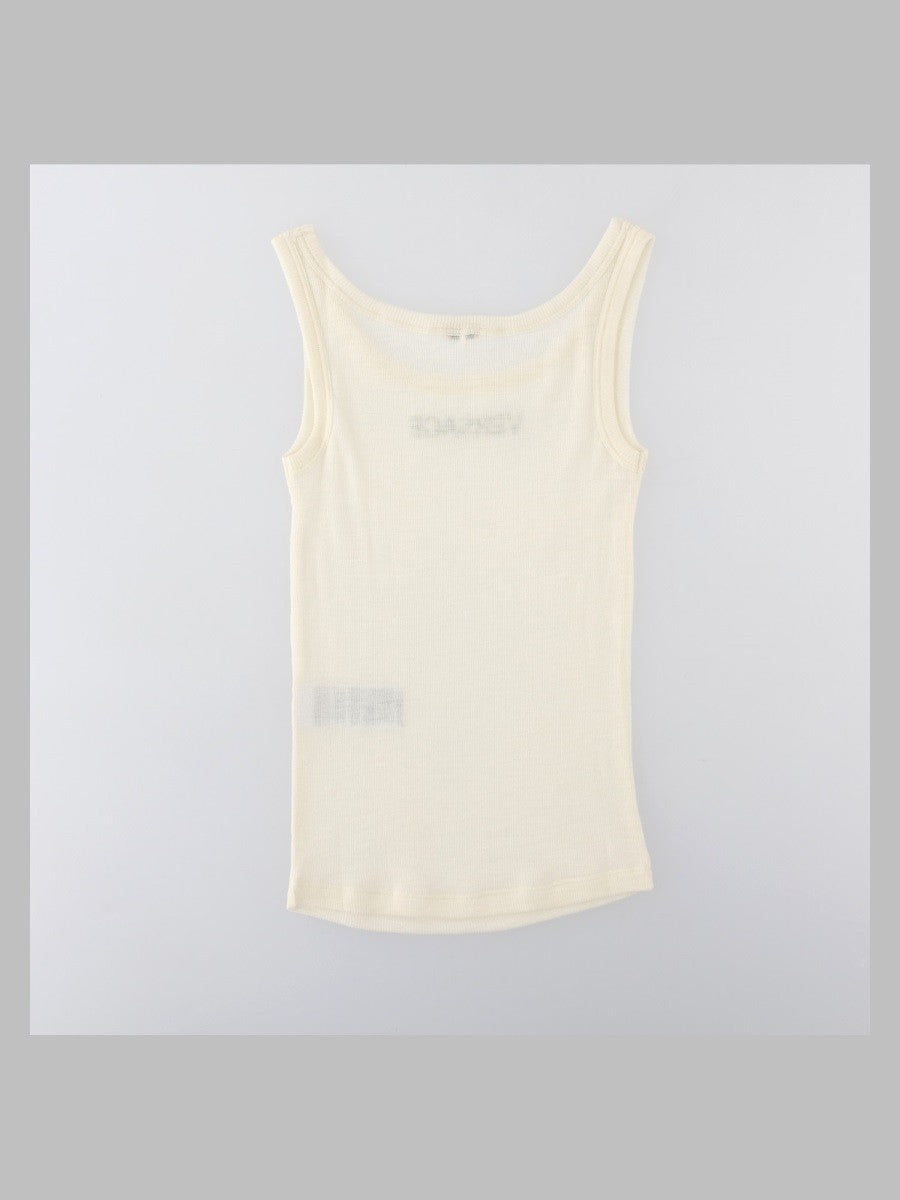 Versace Tank Top Con Crystal Logo