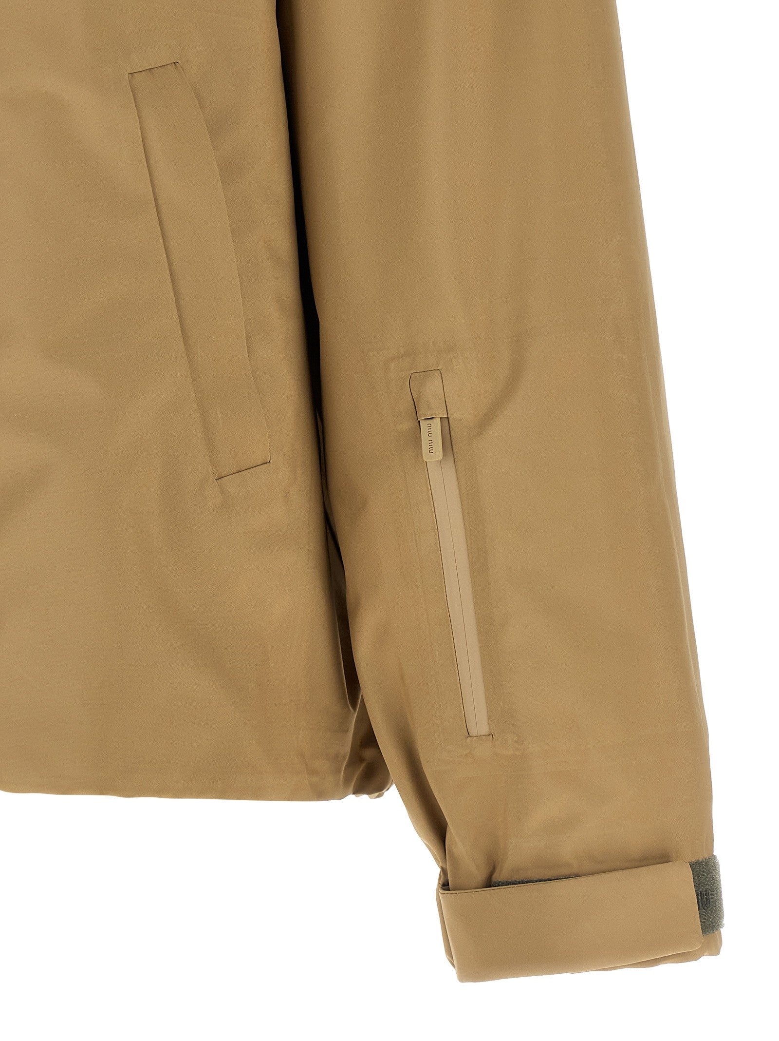 Tech canvas windbreaker