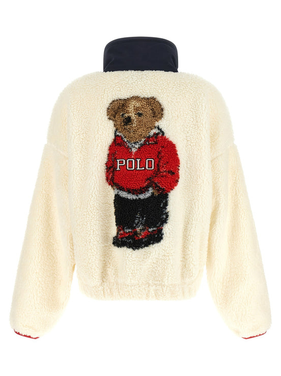 Teddy sweatshirt with embroidery