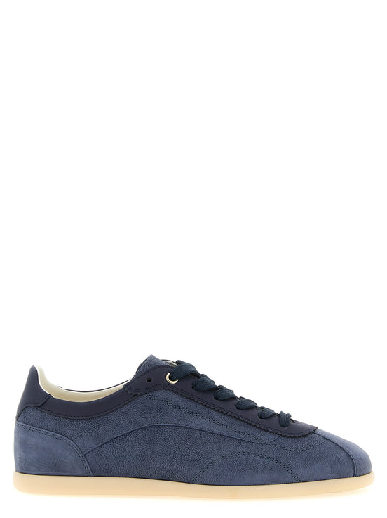 Texture nubuck sneakers