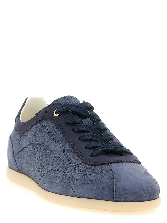 Texture nubuck sneakers