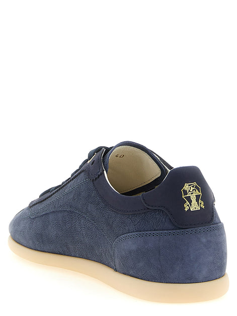 Texture nubuck sneakers