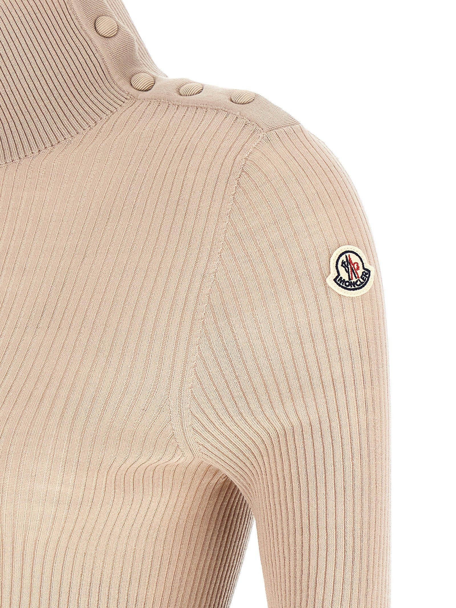 Textured wool turtleneck sweater