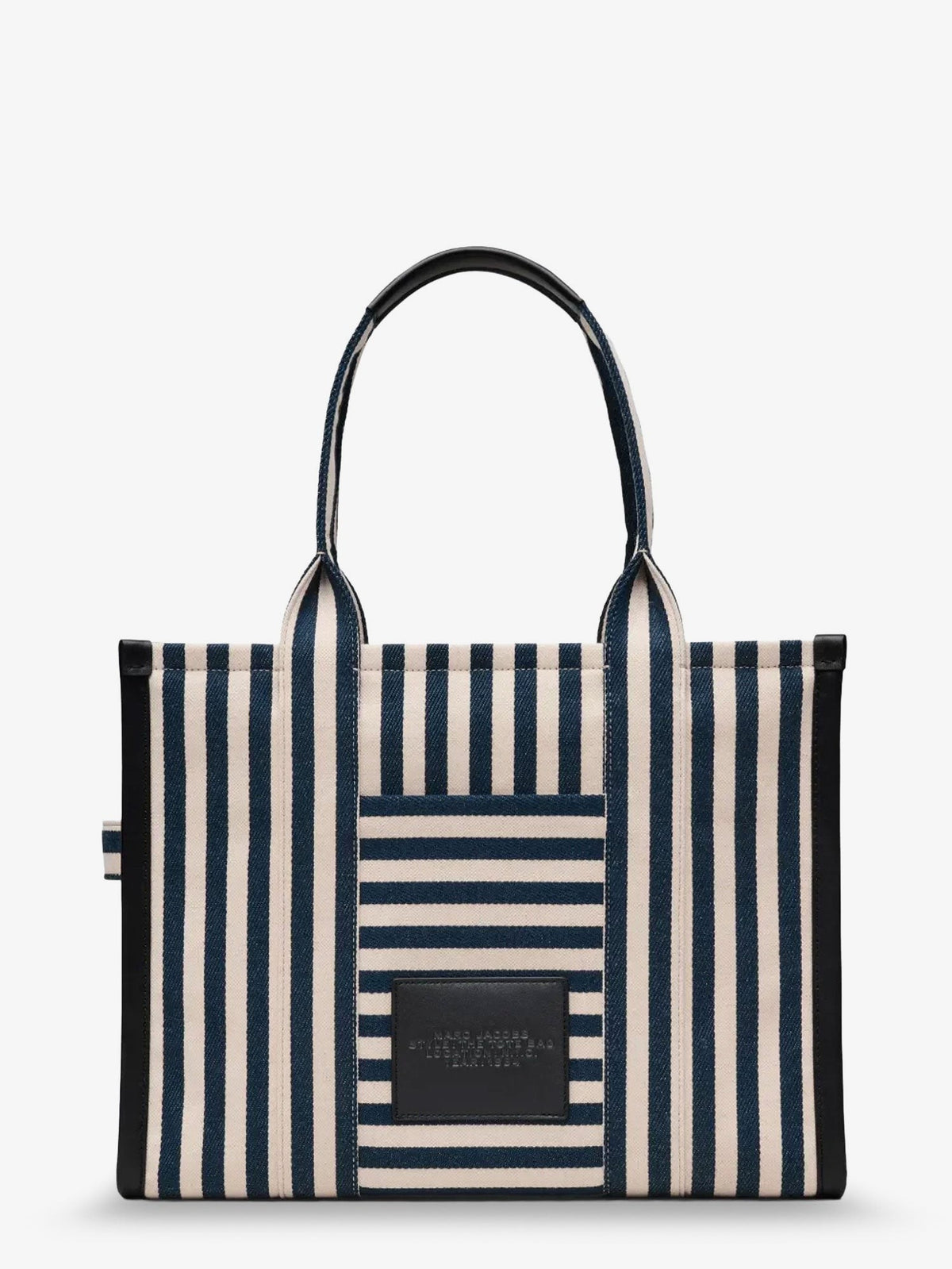 Marc Jacobs The Large Tote canvas handbag with front embroidered logo