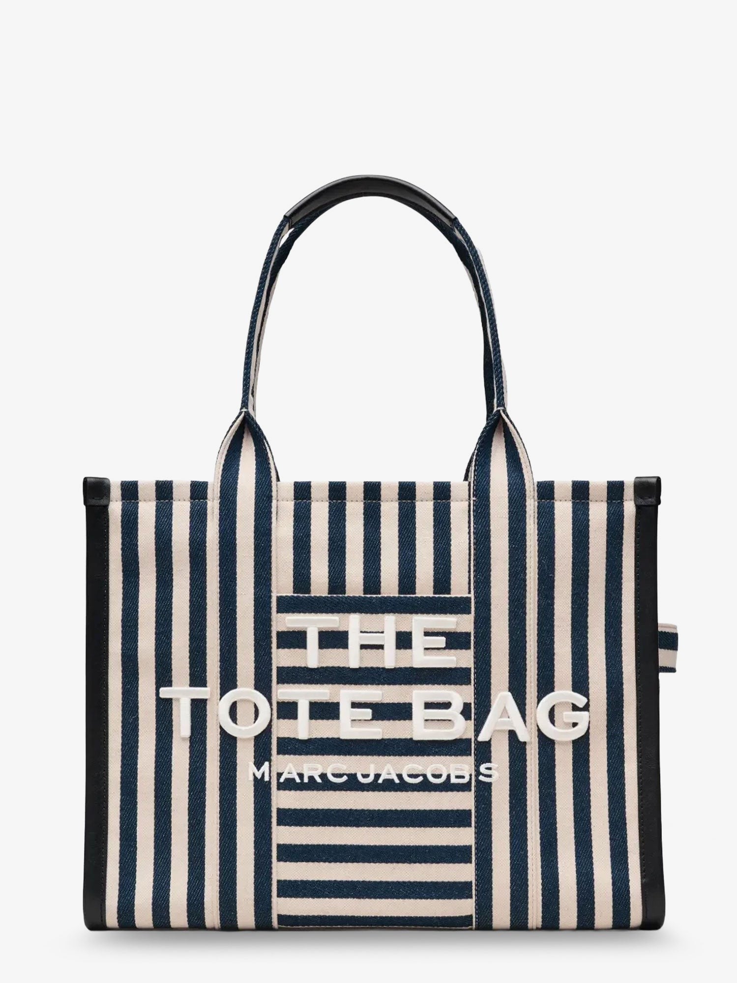The Large Tote canvas handbag with front embroidered logo