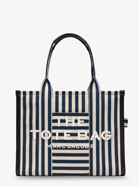 The Large Tote canvas handbag with front embroidered logo