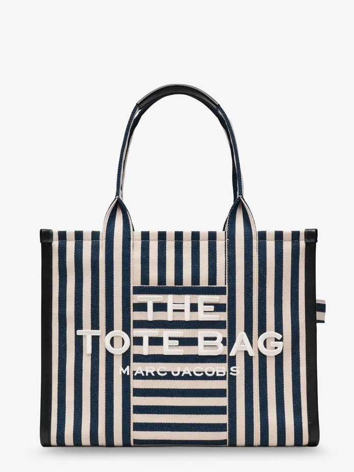 The Large Tote canvas handbag with front embroidered logo