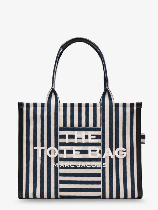 The Large Tote canvas handbag with front embroidered logo