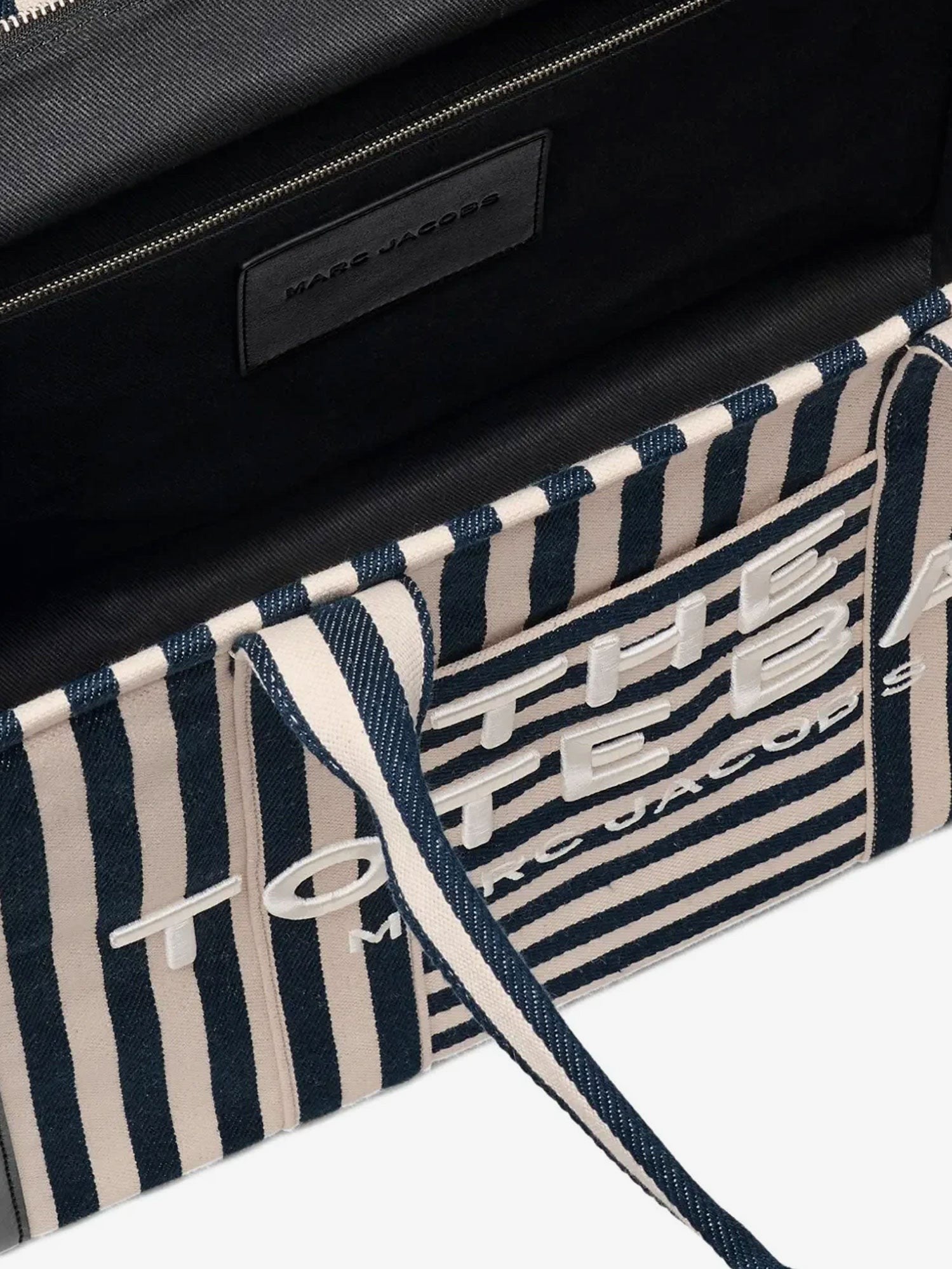 Marc Jacobs The Large Tote canvas handbag with front embroidered logo