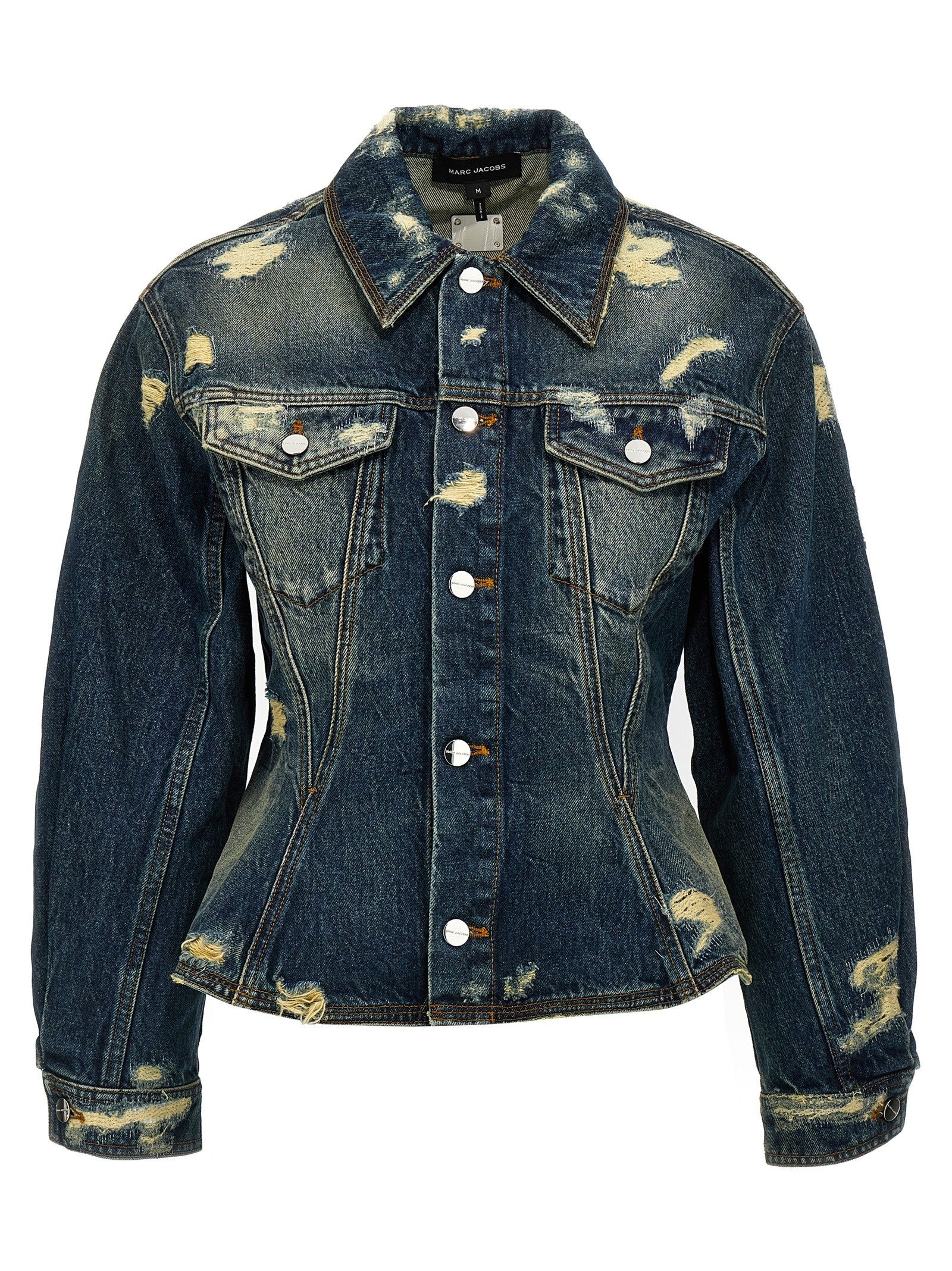 'The Rip And Repair Fluted Denim Jacket' jacket