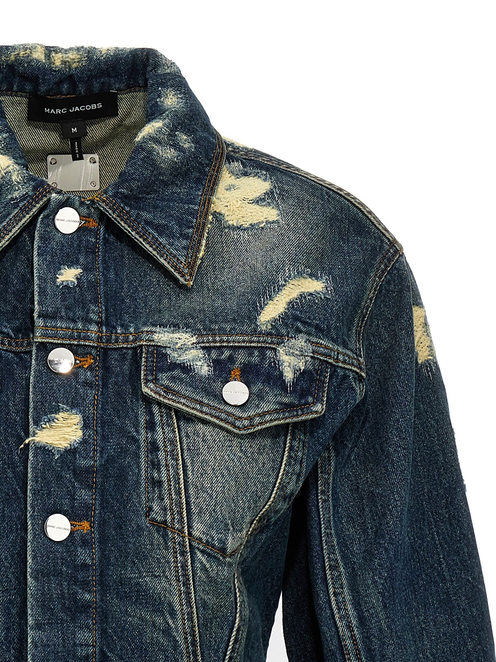 'The Rip And Repair Fluted Denim Jacket' jacket