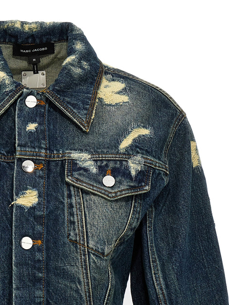 'The Rip And Repair Fluted Denim Jacket' jacket