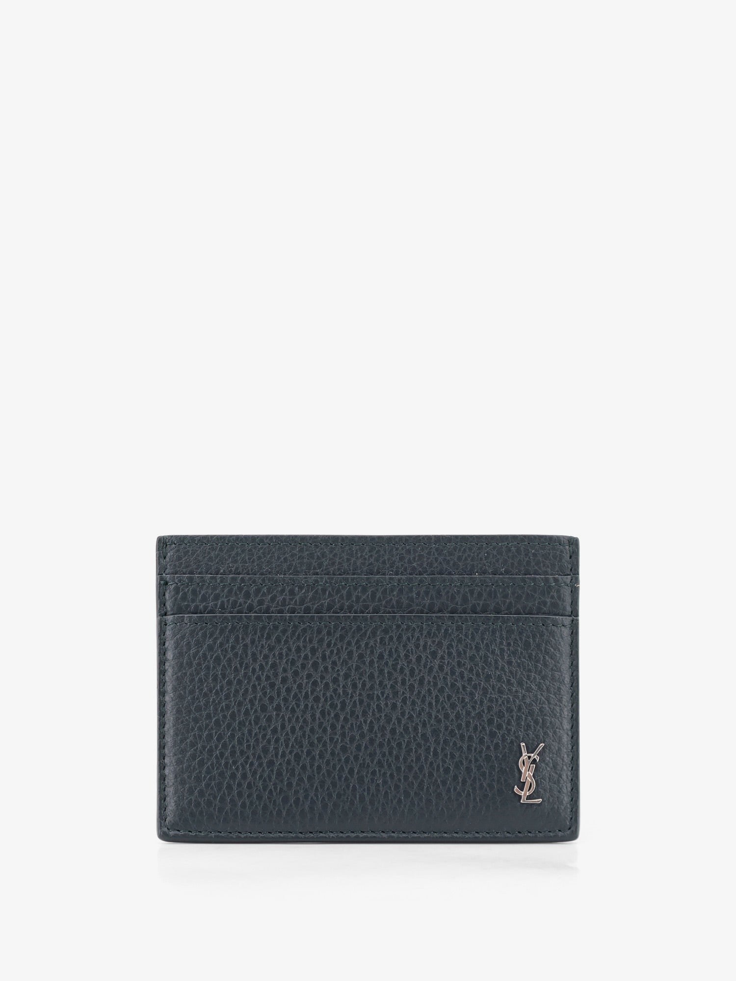 Tiny Cassandre textured leather card holder