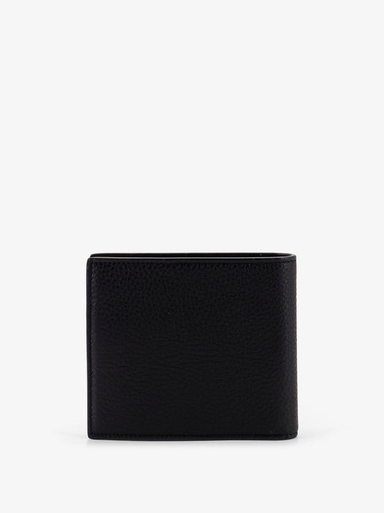 Tiny hammered leather wallet