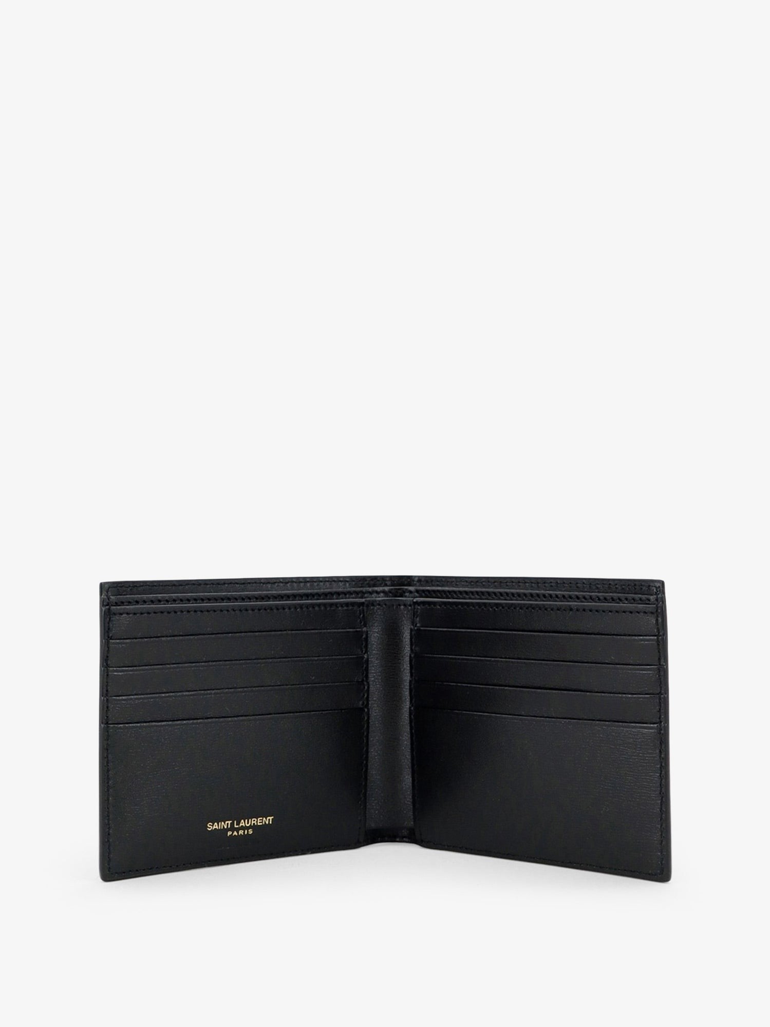 Saint Laurent Tiny wallet in hammered leather