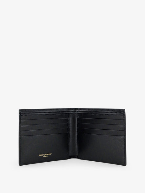 Saint Laurent Tiny wallet in hammered leather