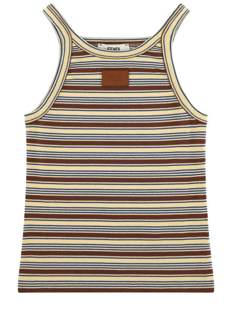 Top in Cotone a Righe