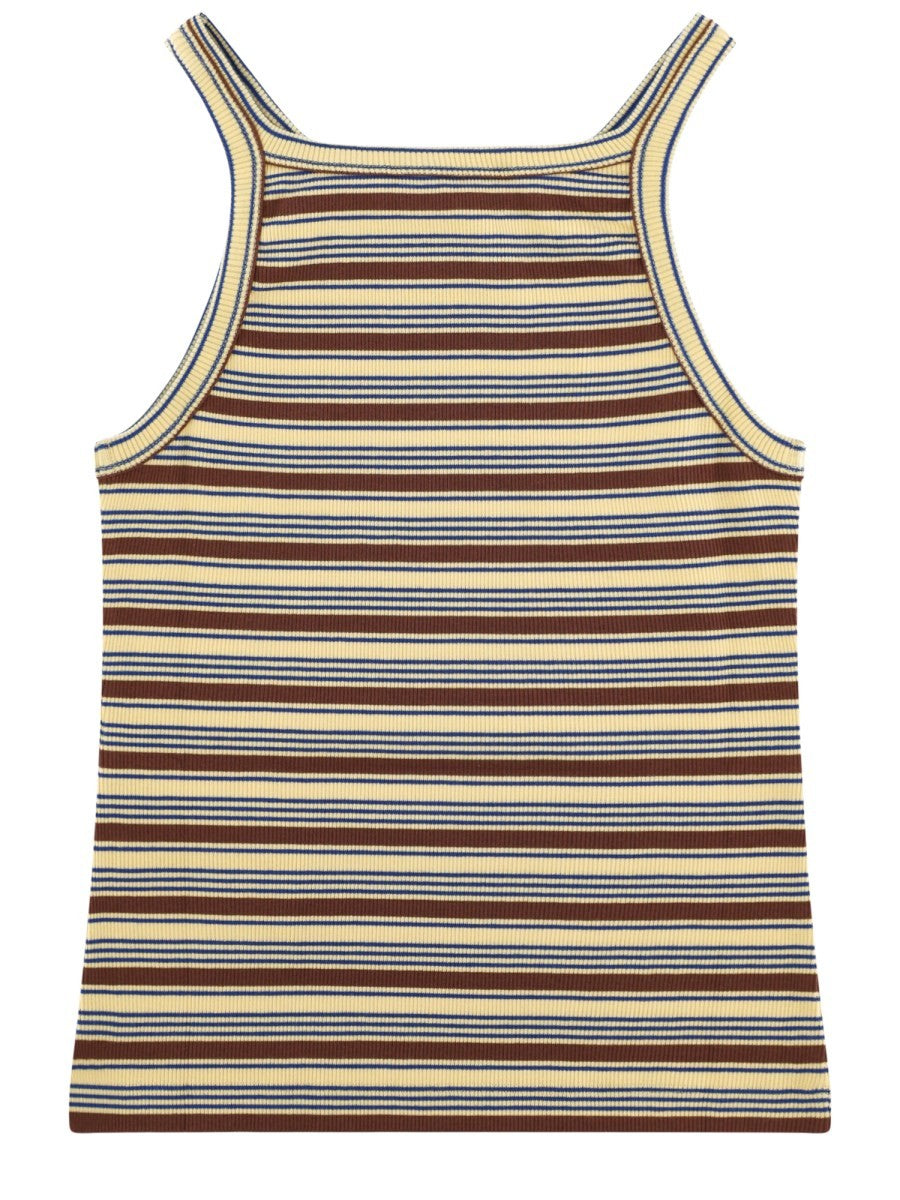 Fendi Top in Cotone a Righe
