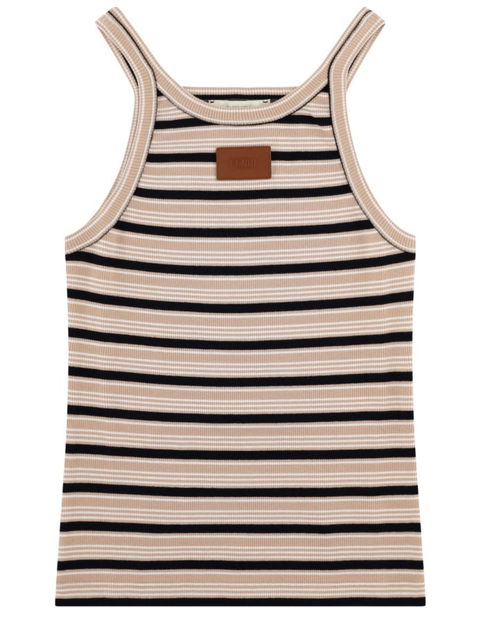 Top in Cotone a Righe