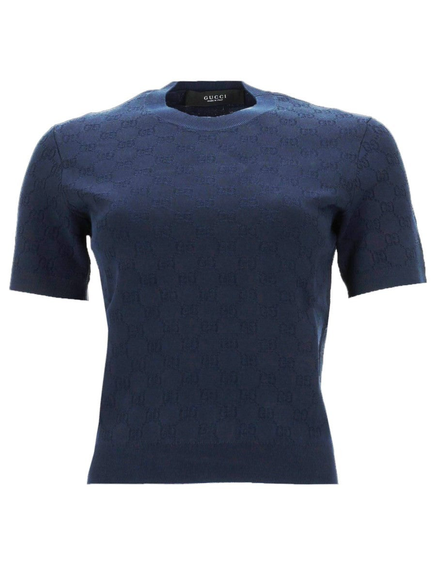 TOP IN VISCOSA JACQUARD GG