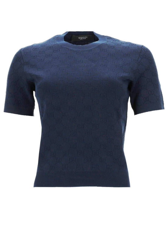 TOP IN VISCOSA JACQUARD GG