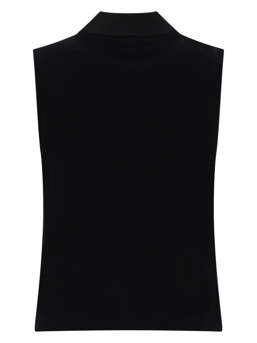 Saint Laurent TOP POLO SMANICATO