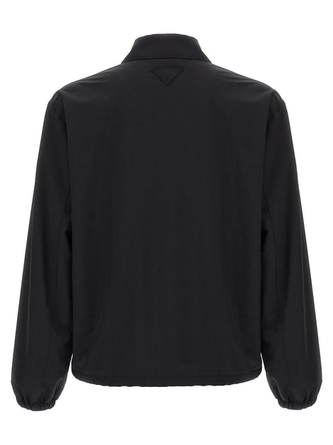 Travel wool blouson