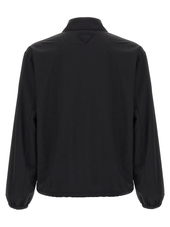 Travel wool blouson