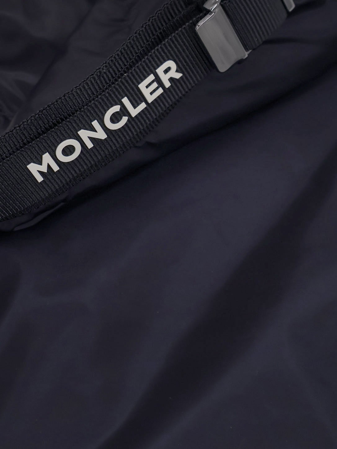 Trestraou down jacket with grosgrain profiles