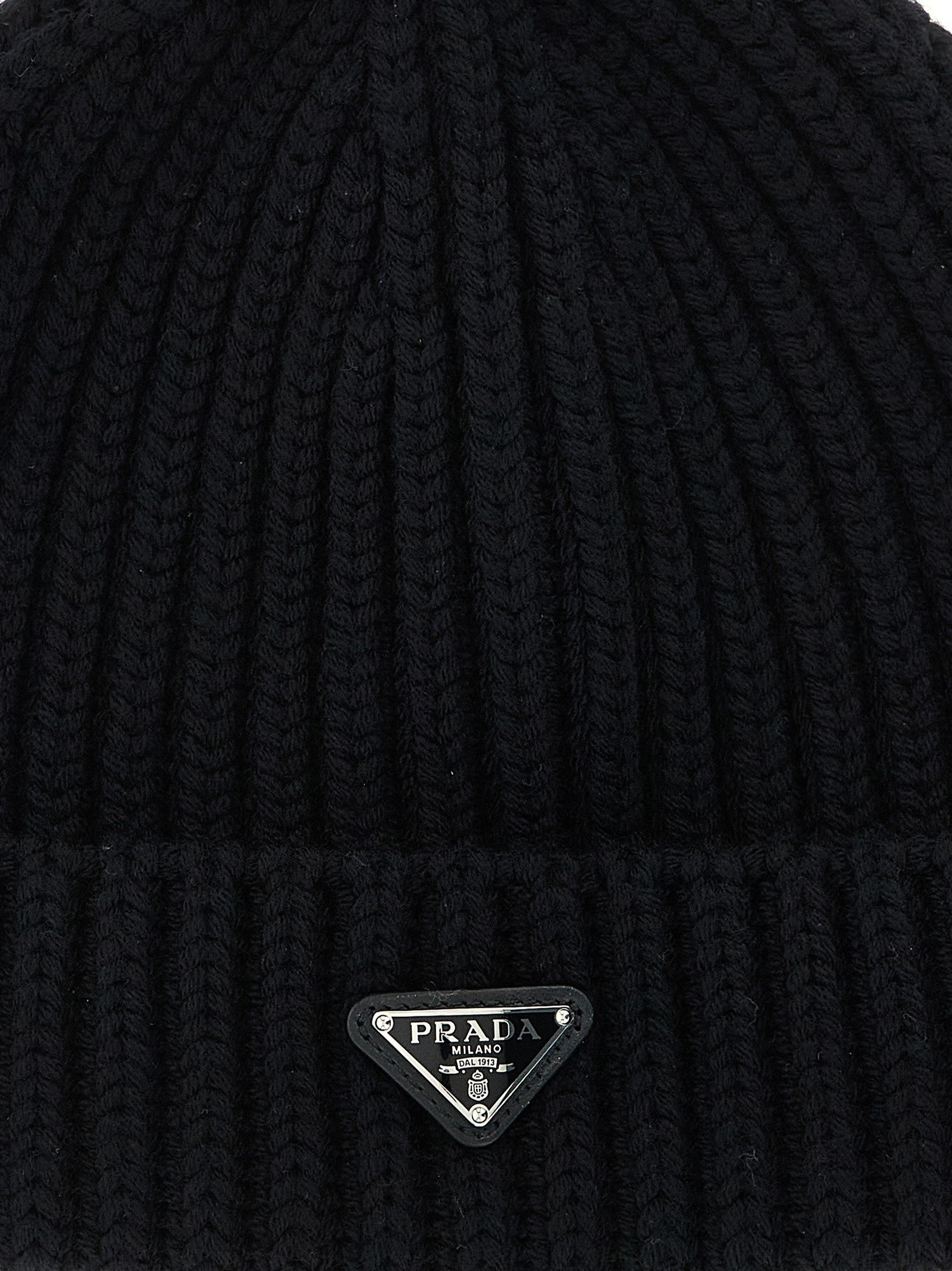 Triangle logo beanie