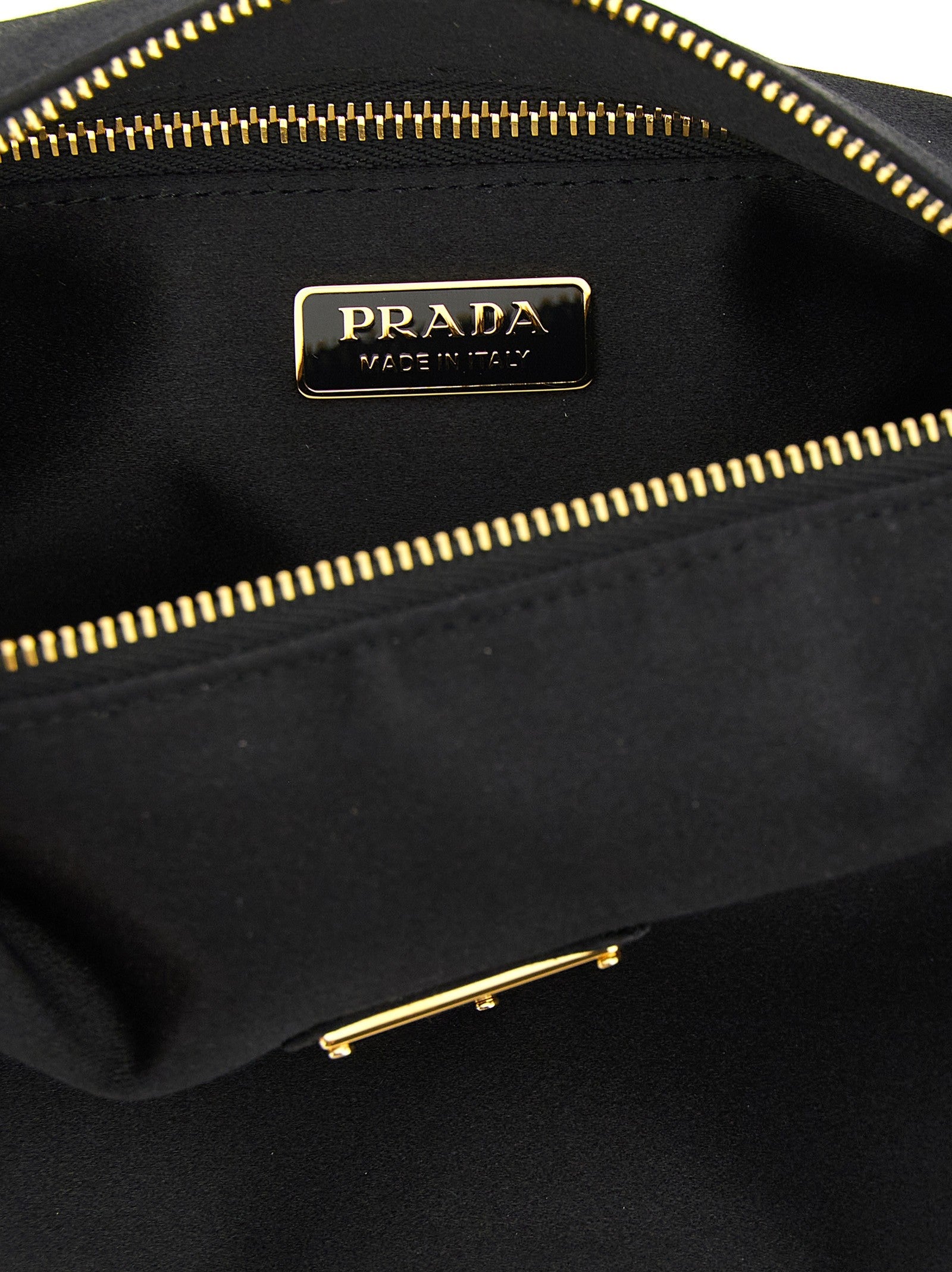 Triangle logo shoulder bag