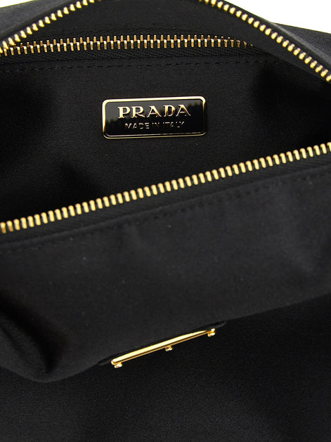 Triangle logo shoulder bag
