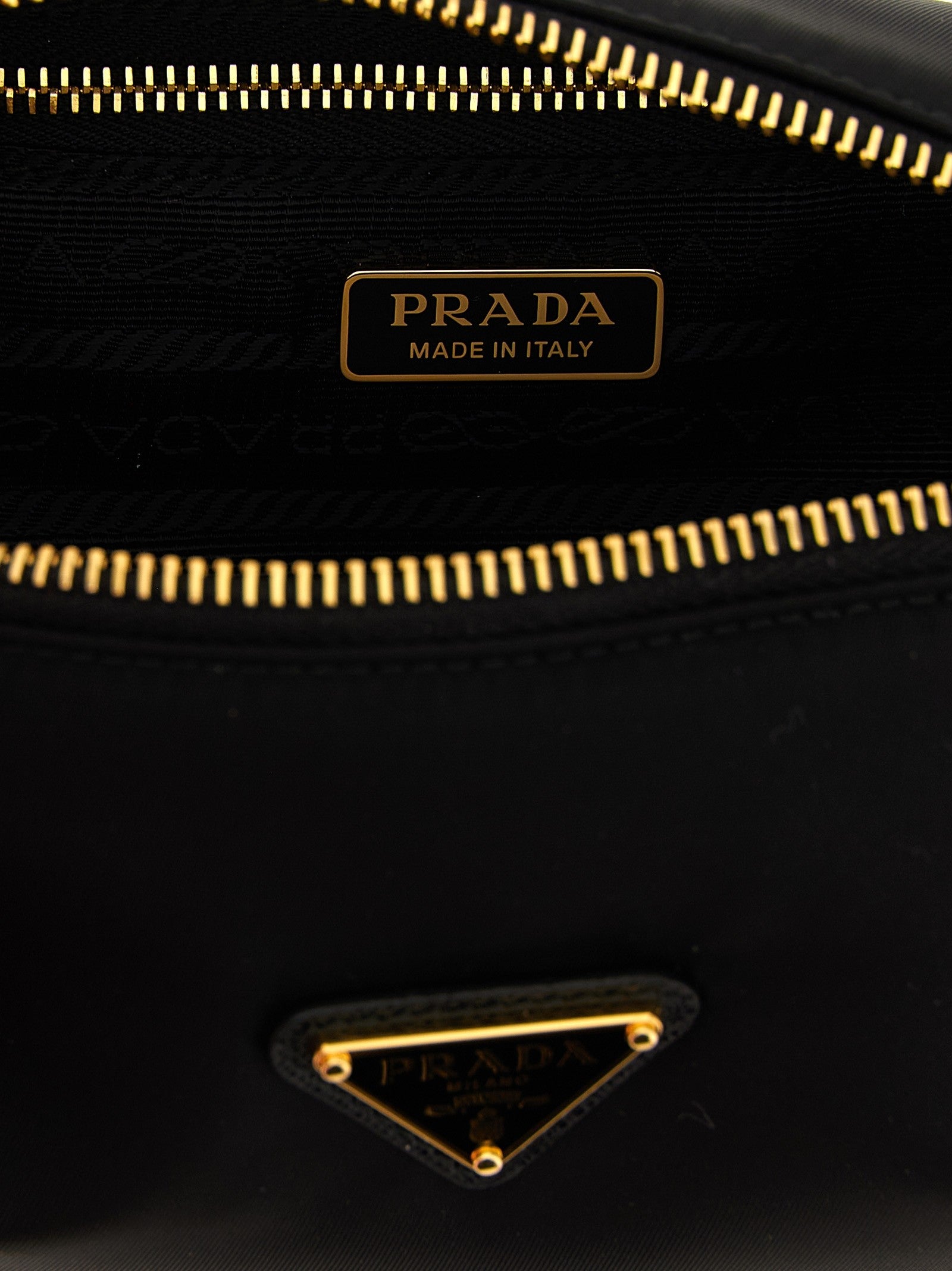 PRADA Triangle logo shoulder bag