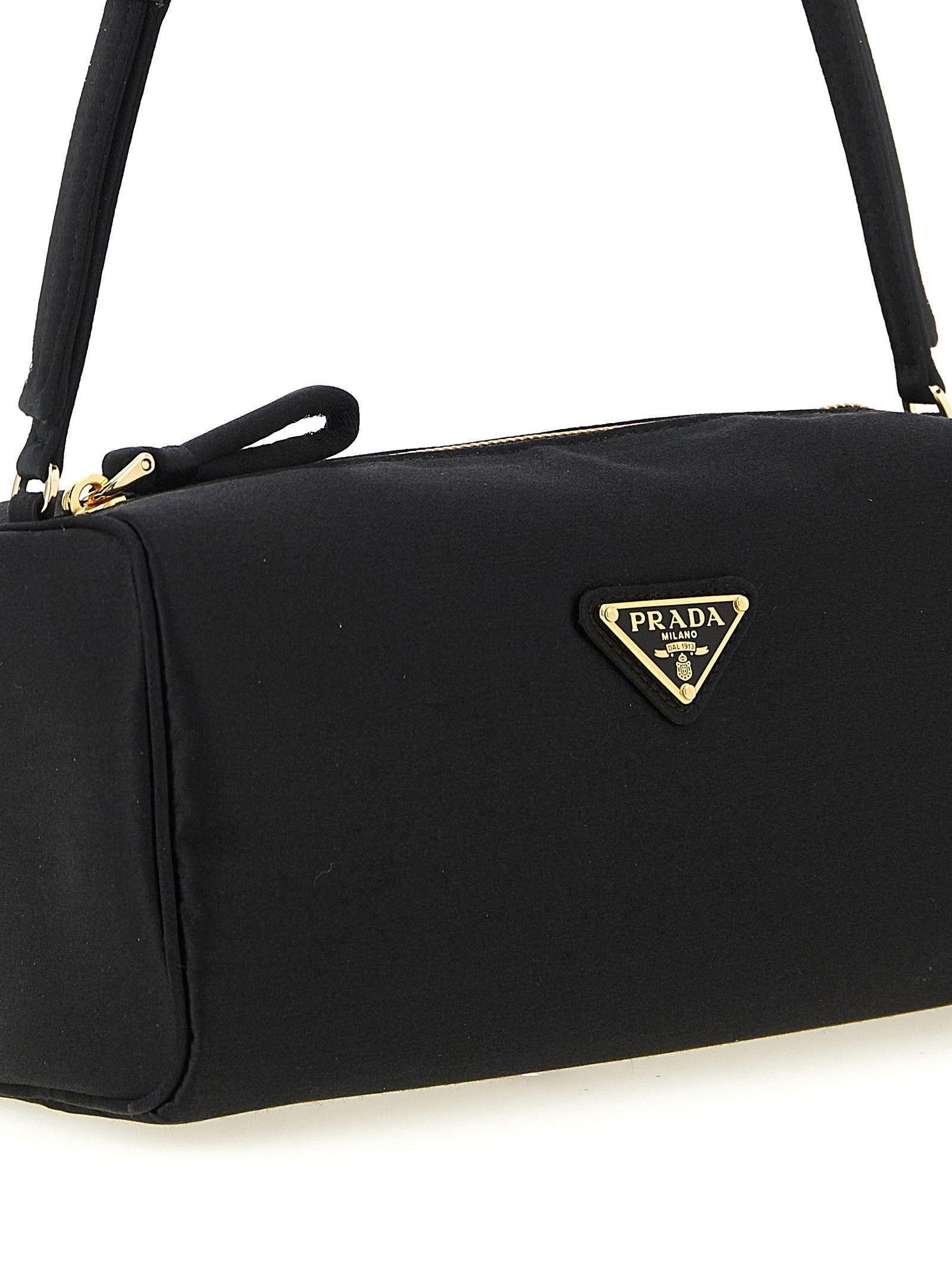 Triangle logo shoulder bag