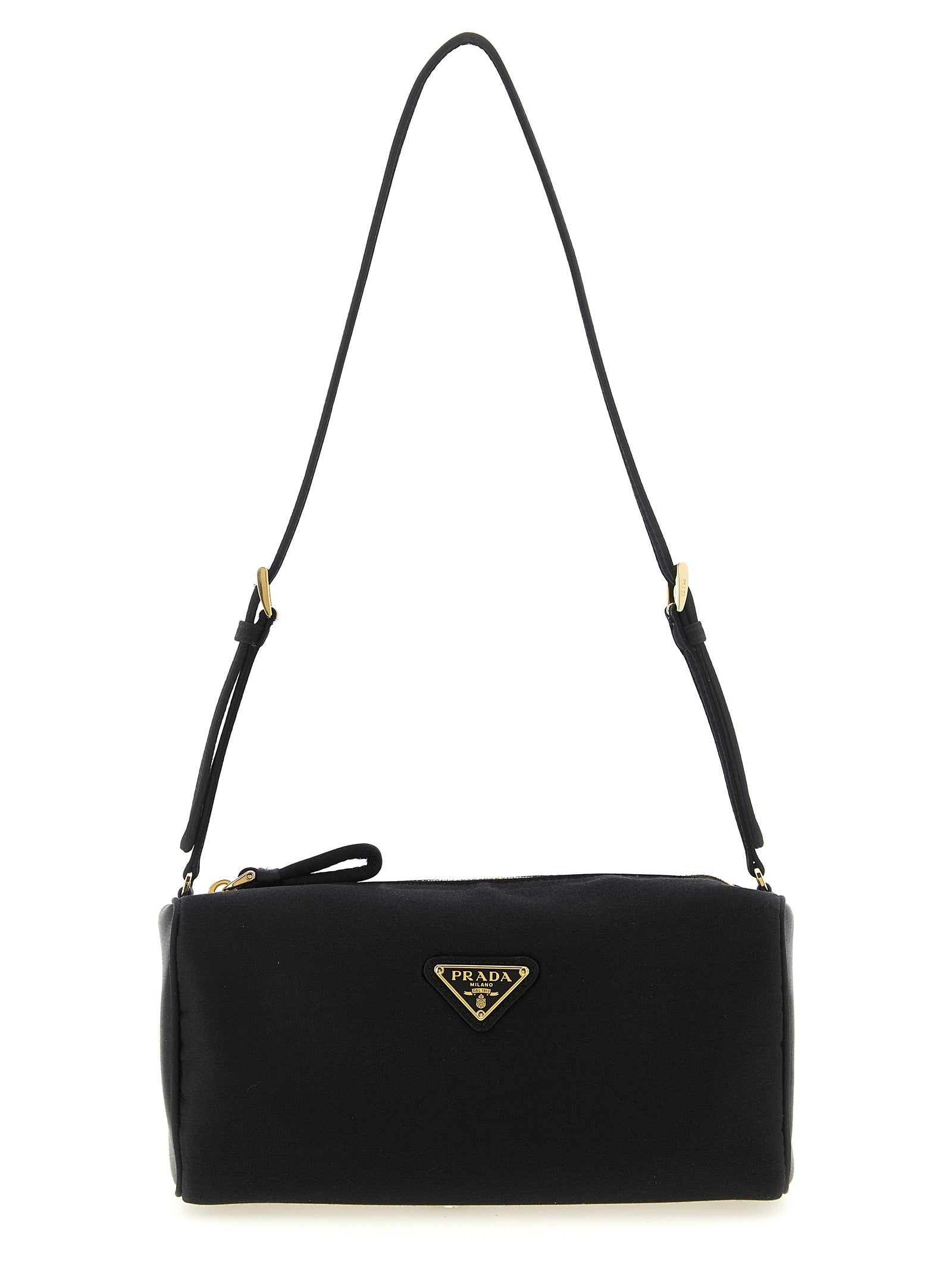 Triangle logo shoulder bag