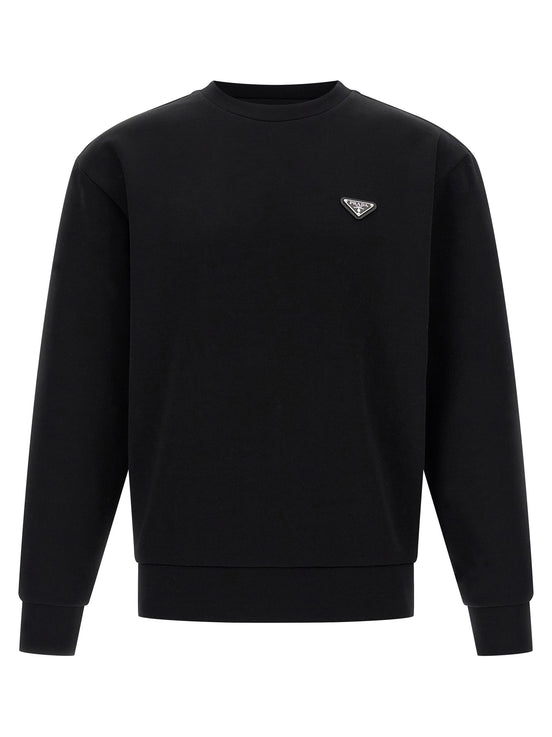 Triangle logo sweatshirt