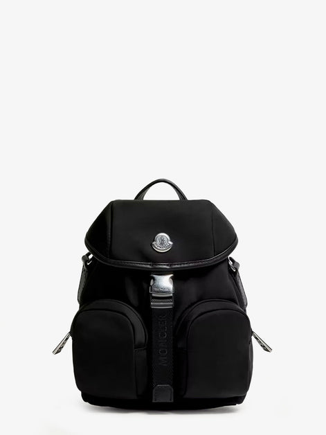 Trick nylon crossbody bag with logo patch on the front