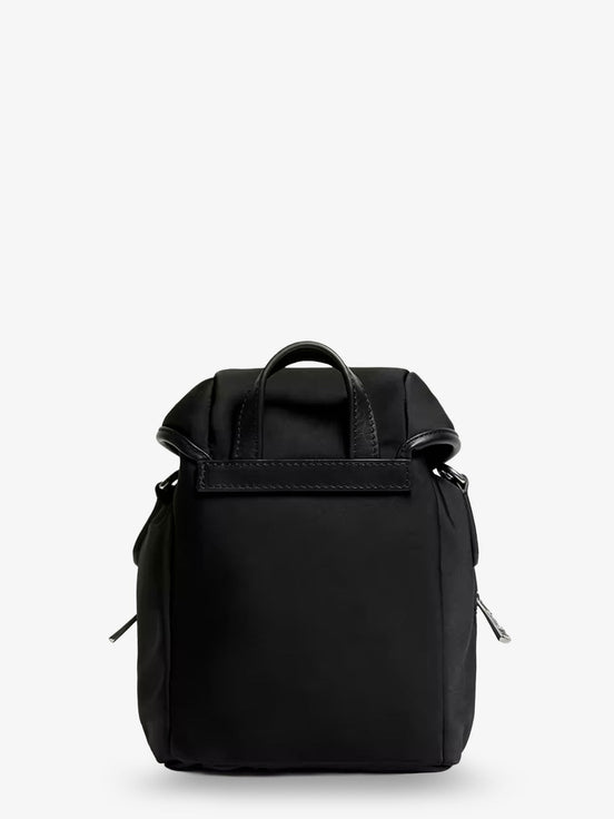 Trick nylon crossbody bag with logo patch on the front
