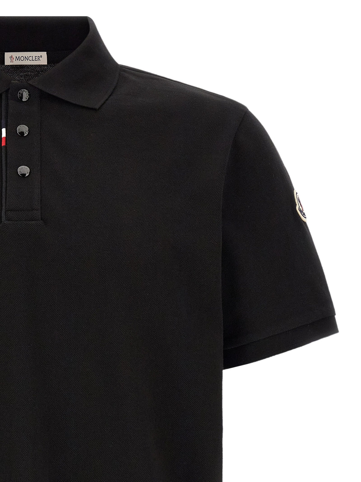 Moncler Cotton pique polo shirt