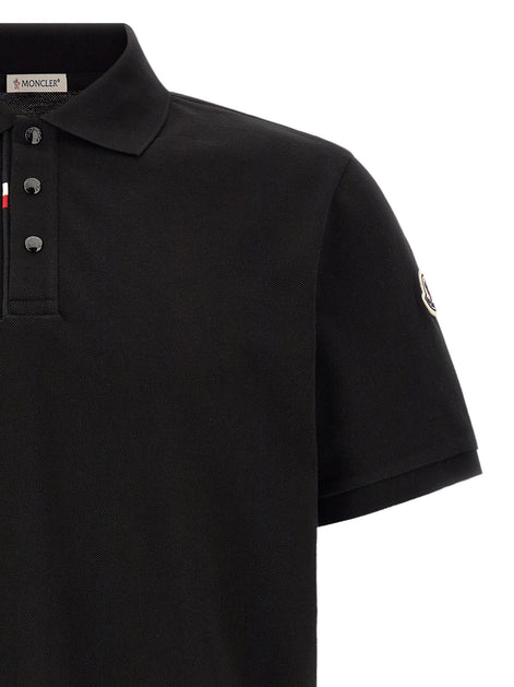 Moncler Cotton pique polo shirt