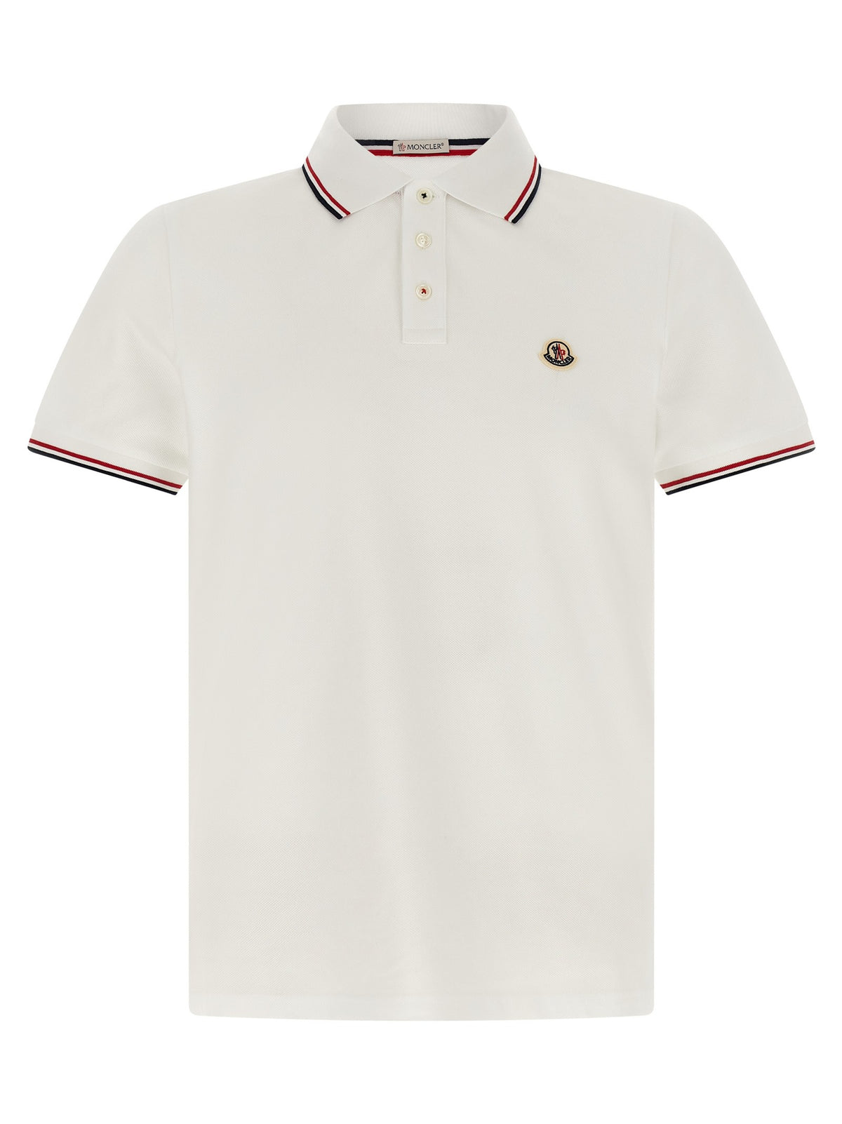Tricolor trim polo shirt
