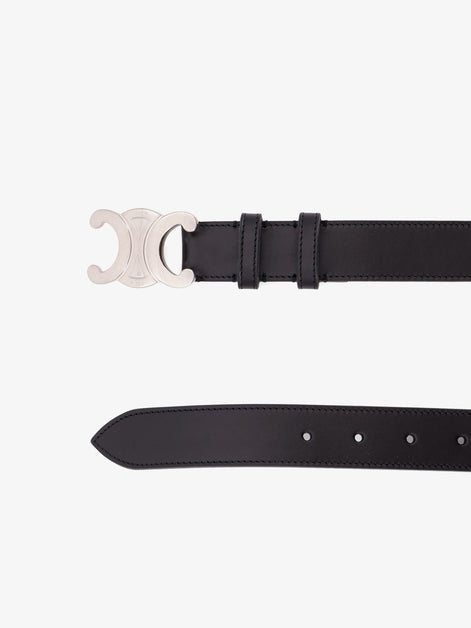 Triomphe leather belt
