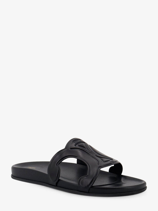 Triomphe leather sandals
